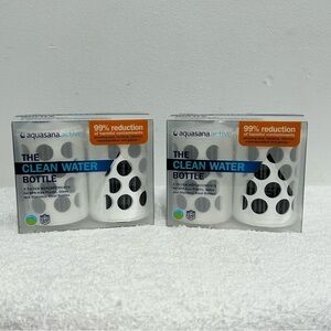 Aquasana Active Clean Water Bottle Filter Replacements Lot of 4 Filters